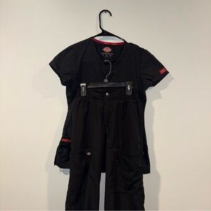 Dickies Black Medical Uniform Set
